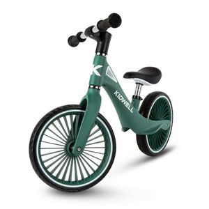 Bicicleta fara pedale, cadru nailon, roti PU, Kidwell NIX Verde imagine