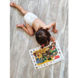 Scutece chilotel din bambus Zuluff, marime 3, 6-11 kg, 30 bucati imagine