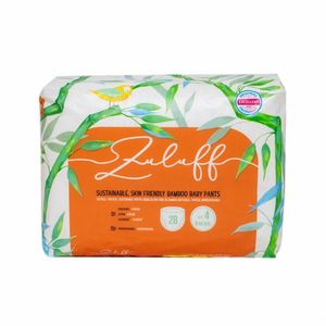 Scutece chilotel din bambus Zuluff, marime 4, 9-14 kg, 28 bucati imagine