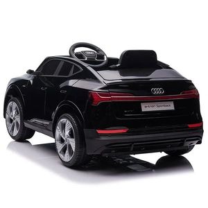 Masinuta electrica pentru copii Nichiduta Audi E Tron 70W cu roti Eva si scaun piele Black 12V, suspensii, usi cu deschidere, pornire lenta, sarcina maxima 30 kg imagine