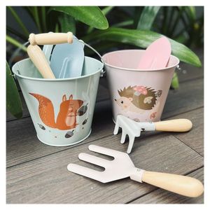 Set pentru gradinarit cu galetusa albastra imagine