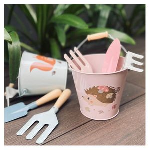 Set pentru gradinarit cu galetusa roz imagine