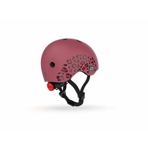 Casca de protectie pentru copii, sistem de reglare magnetic cu led, XXS-S, 45-51 cm, 1 an+, Wildcat, Scoot Ride imagine