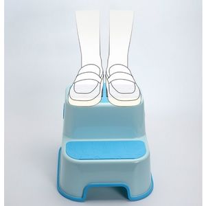 Inaltator pentru copii Bebe Royal Blue anti-derapant cu 2 trepte imagine