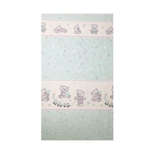 Lenjerie patut cu 3 piese 120x60 cm BearsToys Turcoaz 111 imagine