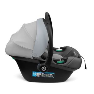 Scaun auto Tutis Elo Lux Grey 022 i-Size cu tetiera reglabila si captuseala din spuma cu memorie imagine