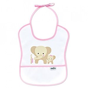 Baveta impermebila pentru copii BabyJem Small Roz imagine