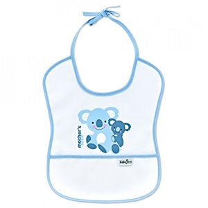 Baveta impermebila pentru copii BabyJem Small Bleu imagine