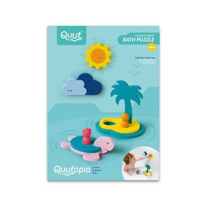 Jucarii de baie din spuma Insula comorilor Quut Toys imagine