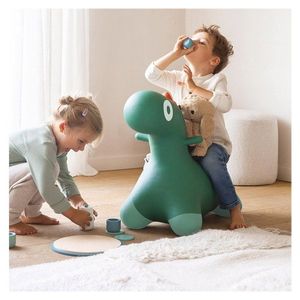 Dinozaur gonflabil saltaret Hoppi Dino verde imagine