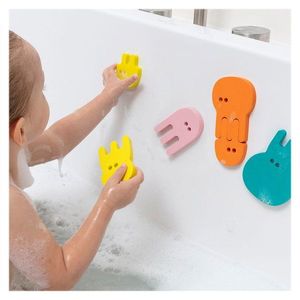 Puzzle de baie Meduze colorate Quut Toys 10 piese imagine