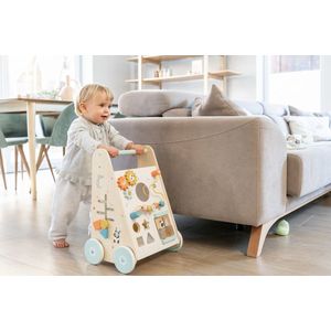 Antemergator Saro Baby din lemn FSC cu activitati imagine