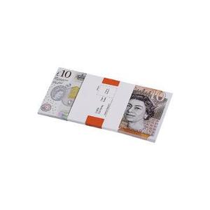10 Lire Sterline. Bancnote decorative pentru jocuri, video, tiktok, monopoly imagine