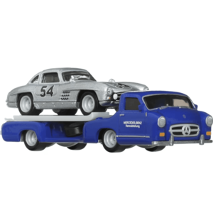 Set masinuta metalica cu transportator | Mattel imagine