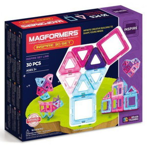 Set de constructie magnetic - Inspire, 30 piese | Magformers imagine
