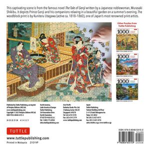 Puzzle 1000 piese - Japanese Garden In Summertime | Tuttle Publishing imagine
