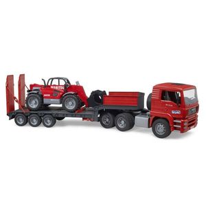 Jucarie - Camion Man TGA cu incarcator telescopic Manitou MLT 633 | Bruder imagine
