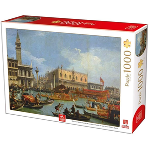 Puzzle 1000 piese - Bucentaur's Return to the Pier | Deico Games imagine