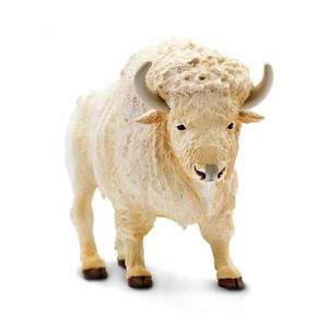 Figurina - Bizon american alb | Safari imagine