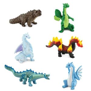 Tub cu figurine - Dragons of the Elements | Safari imagine
