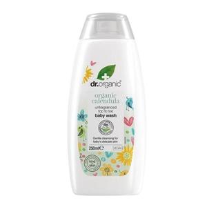 Sampon si gel dus Bio Galbenele pentru bebelusi Dr.Organic, 250 ml imagine