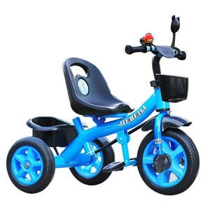 Tricicleta albastra cu pedale pentru copii 2-5 ani imagine