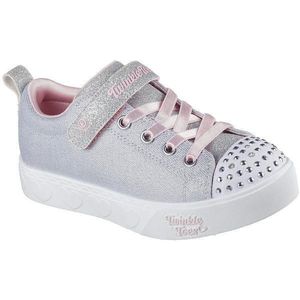 Pantofi sport copii Skechers Heart Steps - Shimmer Sweetie 314620L-GYPK, 30, Gri imagine