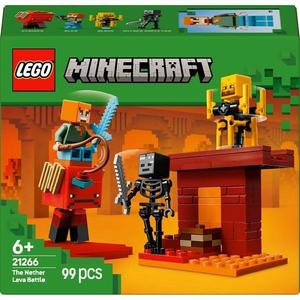 Lego Minecraft - Batalie deasupra lavei in Nether imagine