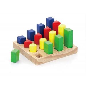 Puzzle sortator cu 4 forme geometrice, Viga imagine