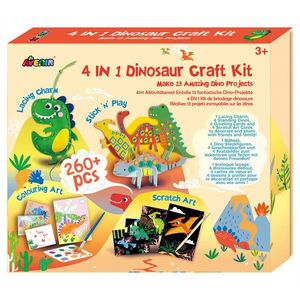 Set creativ 4 in 1, Avenir, Dinozauri imagine