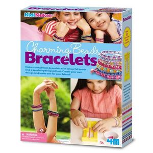 Set creativ, 4M, Bratari cu margele imagine