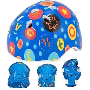 Set casca si protectii Guard, Action One, 7 piese, marimea M, Albastru imagine