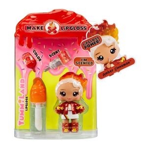Papusa Yummiland, Lipgloss Doll S2, Amber Cinnamon, 525615EUC imagine
