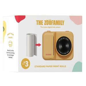 Set 3 role hartie pentru imprimare poze, The Zoo Family imagine