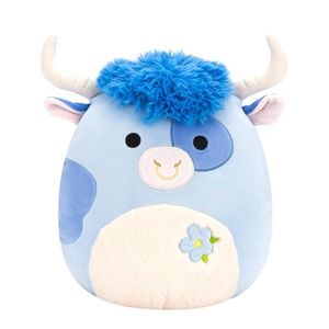 Jucarie de plus, Squishmallows, Vacuta Bermayeh, 19 cm imagine