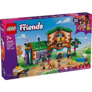 LEGO® Friends - Ferma si grajd pentru ponei (42654) imagine