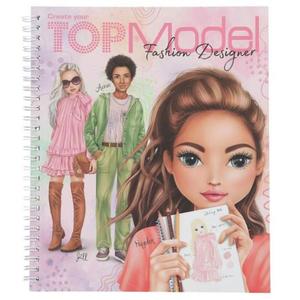 Carte de colorat si schite, Depesche, TopModel Fashion Designer imagine