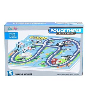 Joc si puzzle 2 In 1, Masina de politie imagine