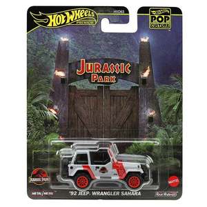 Masina metalica, Hot Wheels Premium, Pop Culture, 92 Jeep Wrangler Sahara, JBL59 imagine