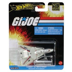 Avion metalic, Hot Wheels Premium, Pop Culture, GI JOE Combat Jet Skystriker, JBL77 imagine