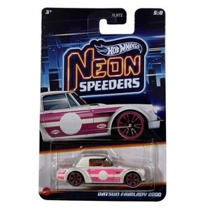 Masinuta metalica, Hot Wheels, Neon Speeders, Datsun Fairlady 2000, JCB04 imagine