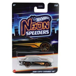 Masinuta metalica, Hot Wheels, Neon Speeders, 2018 Copo Camaro SS, JCB06 imagine