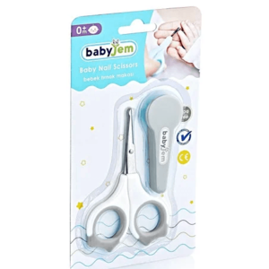 Forfecuta BabyJem pentru bebelusi cu suport protectie Gri imagine