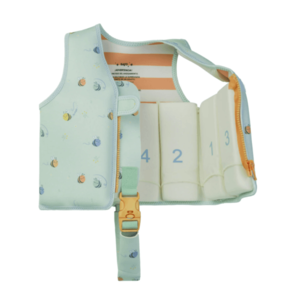 Vesta de inot pentru copii cu protectie UV UPF 50+ Be Happy by Saro, M 3-6 ani imagine