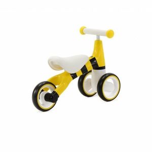 Tricicleta pentru copii, Adamex Animals, fara pedale, cu 3 roti, sistem de blocare a rotirii ghidonului, testata EN71, pentru interior exterior, sezut moale, +12 luni, Bee imagine