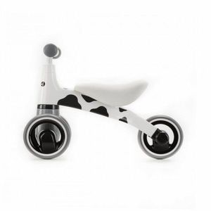 Tricicleta pentru copii, Adamex Animals, fara pedale, cu 3 roti, sistem de blocare a rotirii ghidonului, testata EN71, pentru interior exterior, sezut moale, +12 luni, Cow imagine