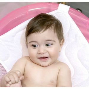 Set cadita de baie cu 6 piese BabyJem Roz imagine