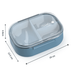 Cutie mica pentru pranz Nuvita Powder Blue 490 ml imagine
