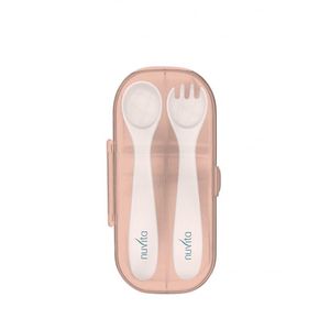 Tacamuri de calatorie in cutie Nuvita Easy Eating English Rose imagine