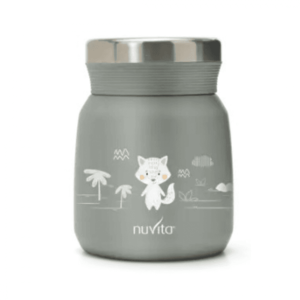 Termos din otel inoxidabil Nuvita Sage Green pentru alimente lichide si solide 300 ml imagine